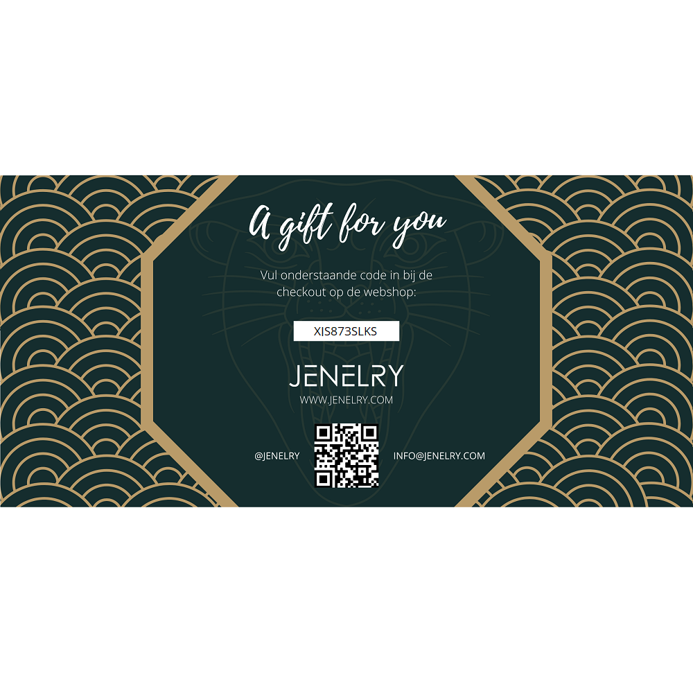 Cadeaubon Waterproof Sieraden! Is je beste vriendin, moeder, tante of oma jarig? En heb jij geen idee wat je cadeau moet geven? Wij hebben dé oplossing; een cadeaukaart! De giftcard wordt feestelijk verpakt en naar je adres verzonden, dan kun je hem zelf cadeau geven!