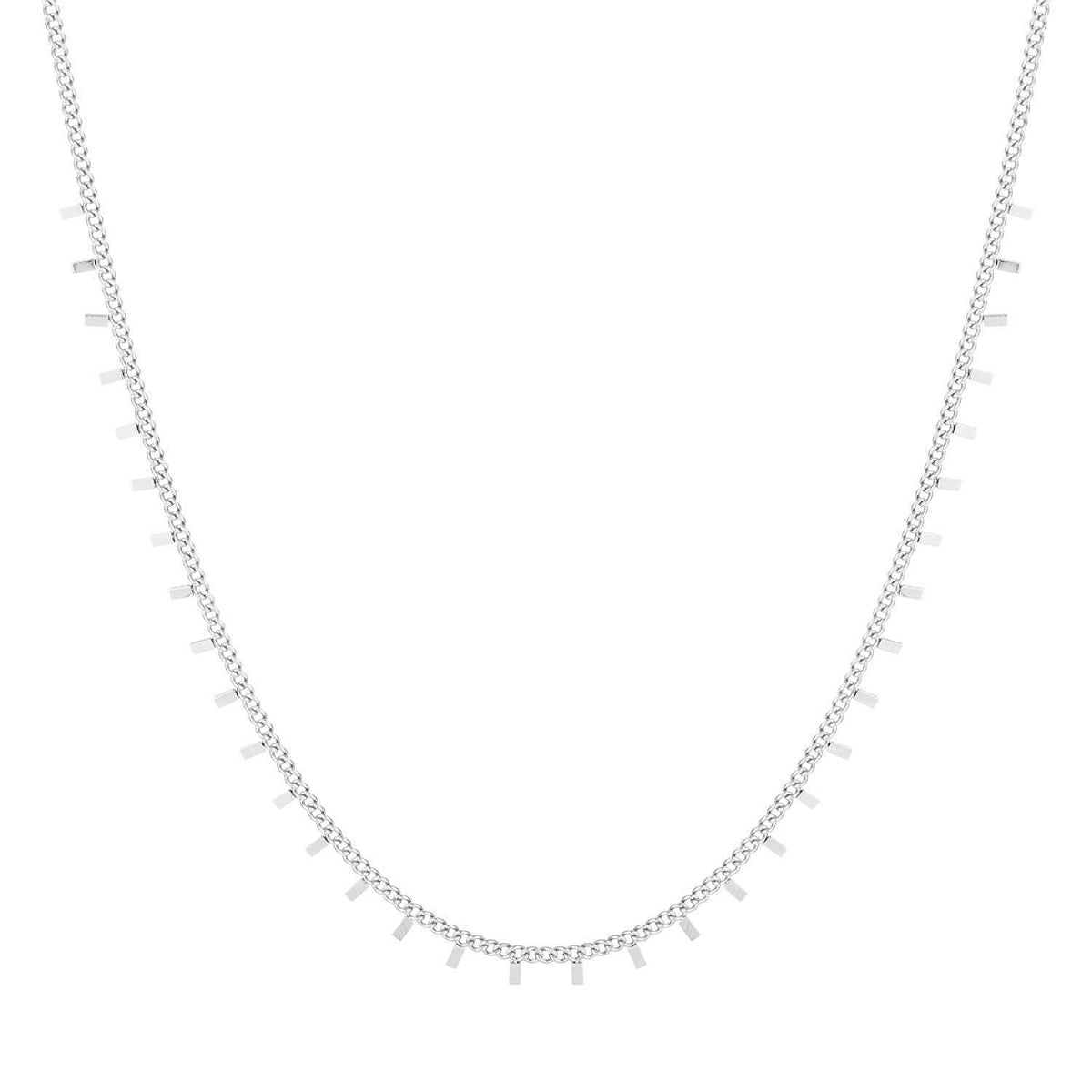 SALE - Ketting Floating Bars Zilver