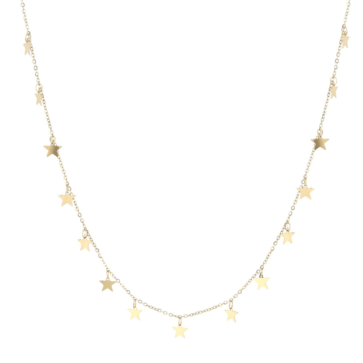 Ketting Floating Stars Goud