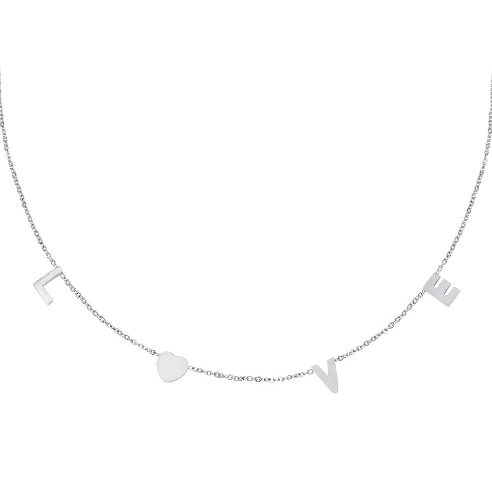 Ketting Love Letters Zilver