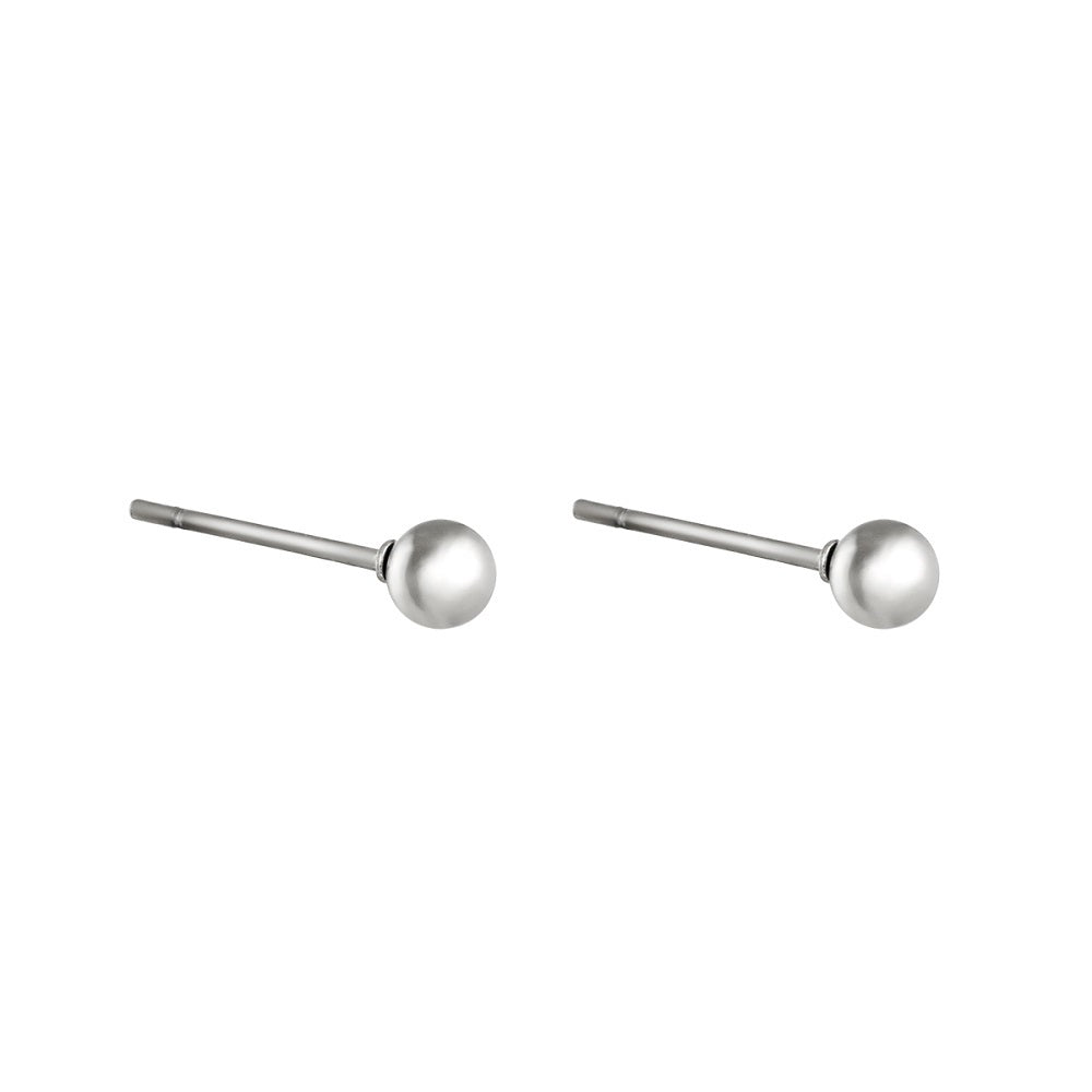 Oorbellen Dot Zilver