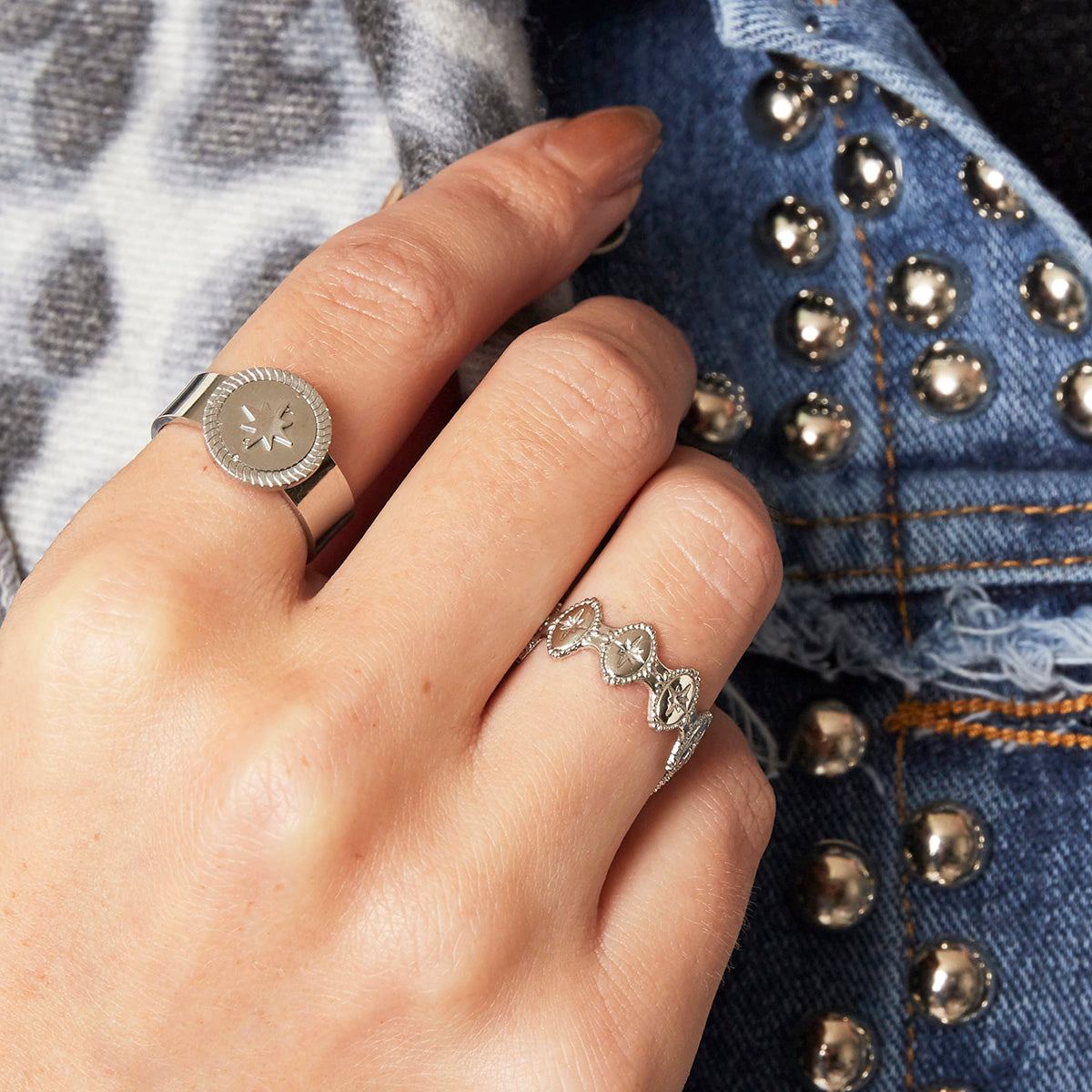 SALE - Ring Falling Star Zilver