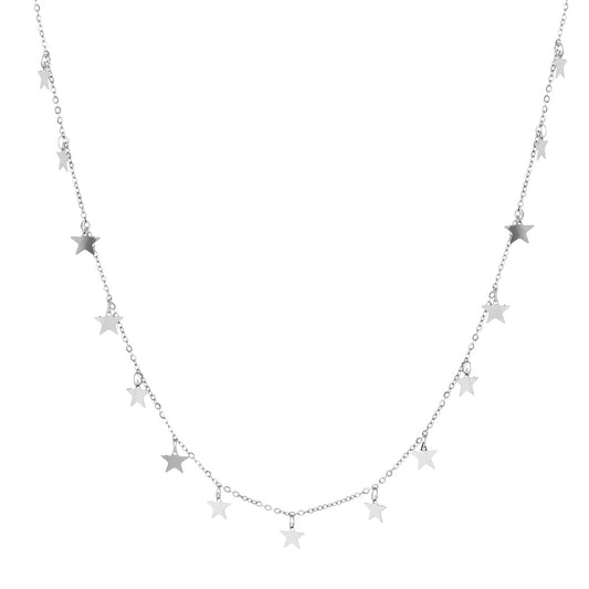 Ketting Floating Stars Zilver