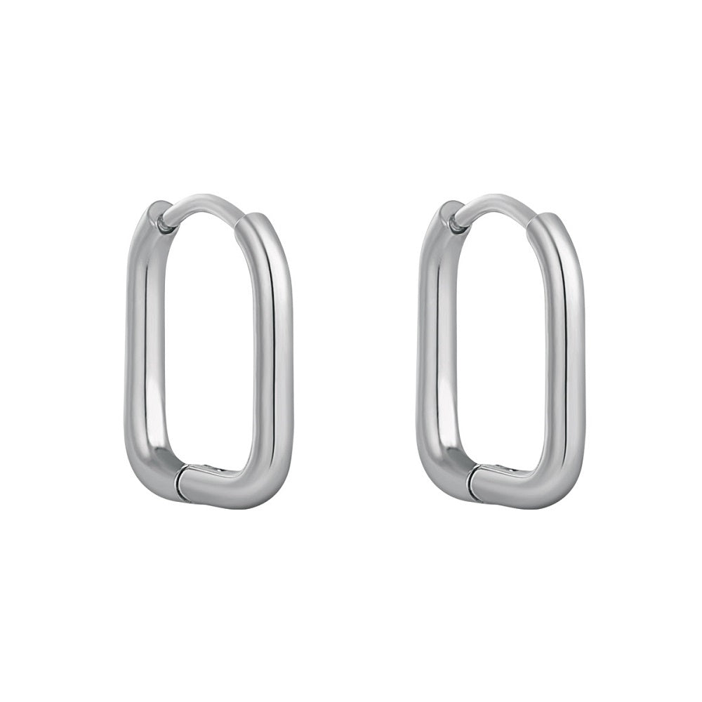 Oorbellen Flawless Zilver, deze ovale oorbellen hebben een zilveren kleur. De oorbellen zijn stainless steel, hierdoor verkleuren ze niet en blijven ze mooi als ze in aanraking komen met water. De oorbellen zijn te bestellen op www.jenelry.com